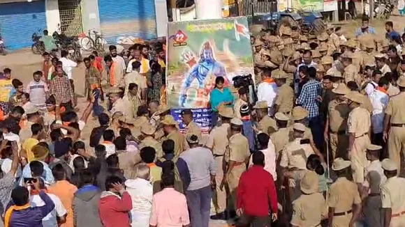 Mandya Karnataka Flag Row