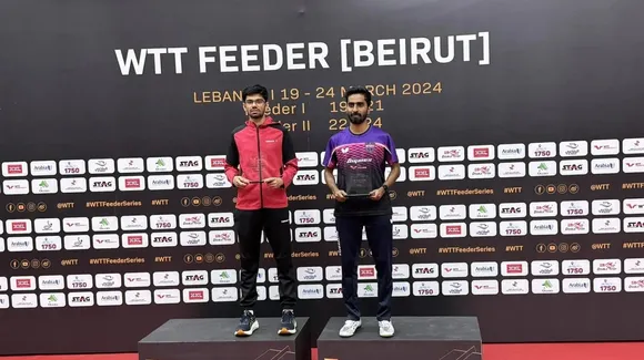 Sathiyan clinches historic WTT Feeder title; Diya-Manush mixed doubles champions