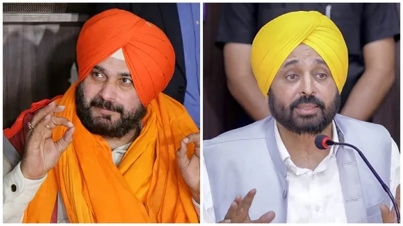 Navjot Singh Sidhu Bhagwant Mann