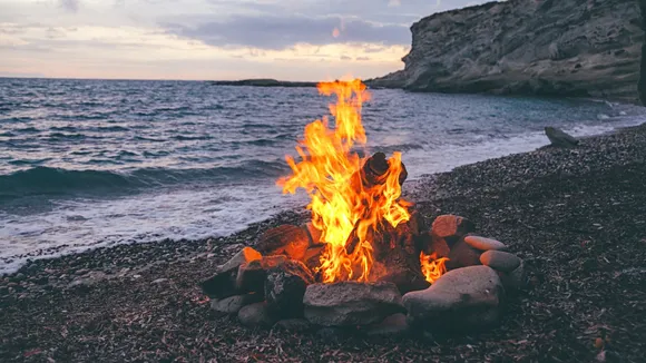 Fire Beach Heat Cold Temperature