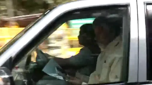 TDP chief and former Andhra Pradesh CM N Chandrababu Naidu arrived at the residence of Union Home Minister Amit Shah, in Delhi. 
