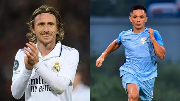 Luka Modric Sunil Chhetri
