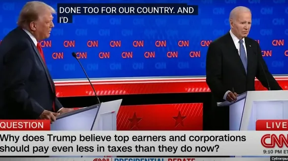 First presidential debate between Donald Trump and Joe Biden