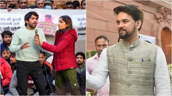 Wrestlers Protest Anurag thakur