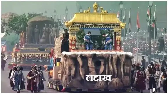 Ladakh Tableau republic day