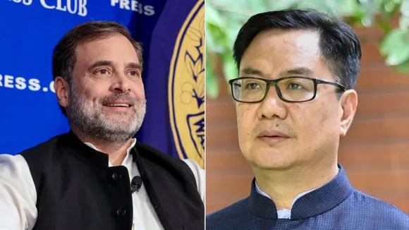 Rahul Gandhi Kiren Rijiju