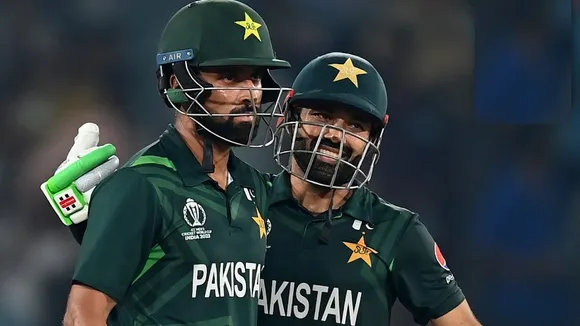 Abdullah Shafique and Mohammed Rizwan