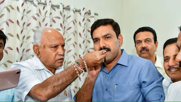 B S Yediyurappa B Y Vijayendra Karnataka BJP