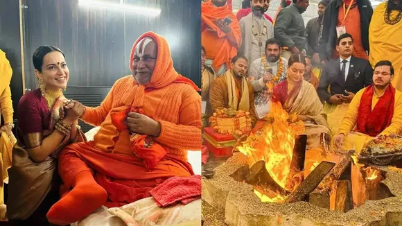 Kangana Ranaut in Ayodhya Ram mandir