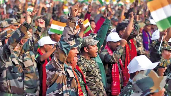 A file photo of 28 Bodos celebrating the signing of the Bodoland Territorial Region Accord