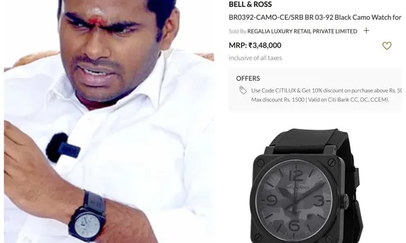 K Annamalai Wristwatch
