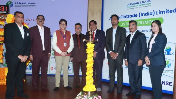 Akme Fintrade (India) Limited got listed on NSE today
