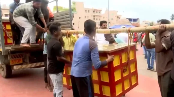 Special boxes brought to Shri Jagannath Temple ahead of the re-opening of Ratna Bhandar