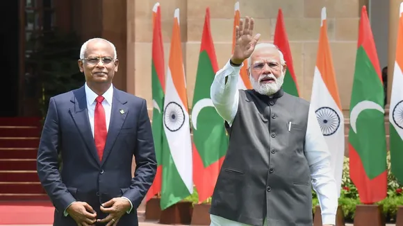 Ibrahim mohamed solih Narendra Modi Maldives