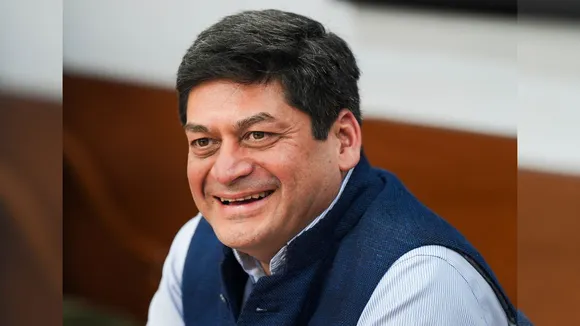 Prashant Ruia, Director of Essar Capital during an interview with PTI, in New Delhi, Thursday, June 13, 2024.