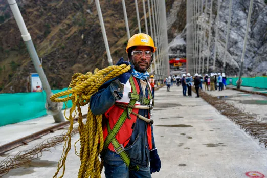 Underconstruction Anji Khad bridge Reasi Banihal