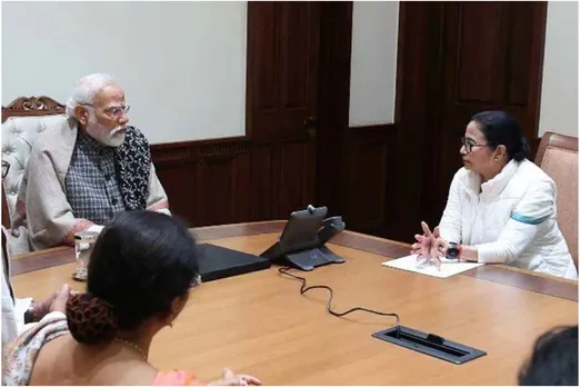 Mamata Banerjee meets Narendra Modi