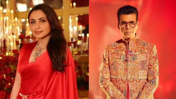 Rani Mukerji and Karan Johar (File image)