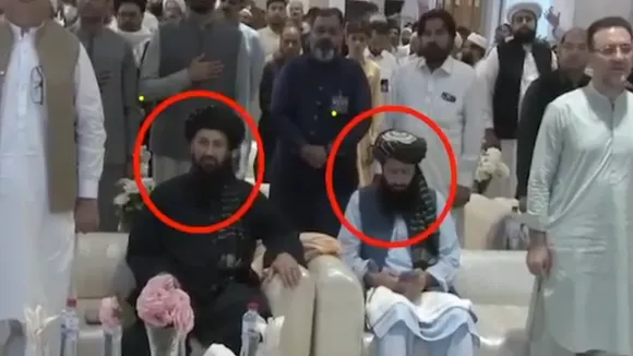 Afghan diplomats remain seated during Pakistani national anthem