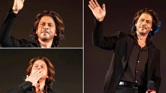 Actor Shah Rukh Khan at the 77th Locarno Film Festival, in New Delhi.