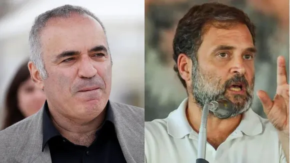 Garry Gasparov and Rahul Gandhi