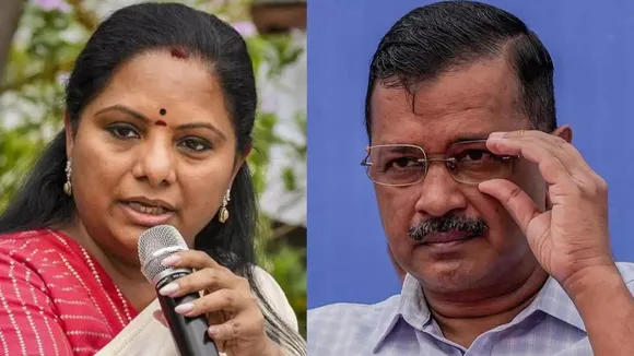 K Kavitha Arvind Kejriwal