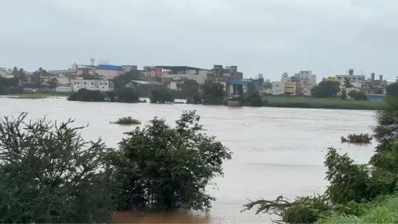 Water level in river Panchganga