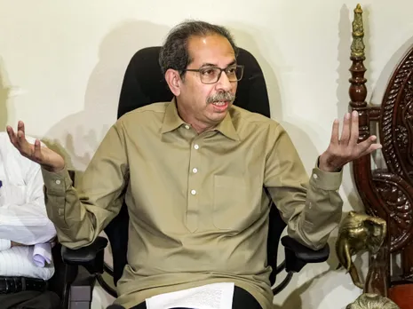 Uddhav Thackeray addresses press