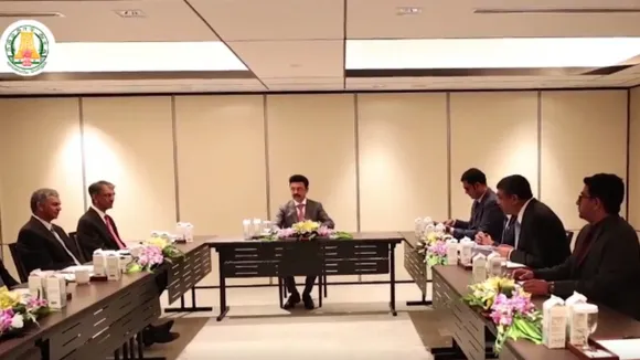 M K Stalin meets top Singapore CEO