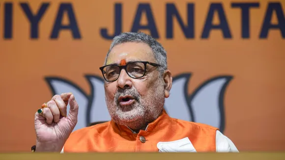 Union minister and BJP leader Giriraj Singh (File image)
