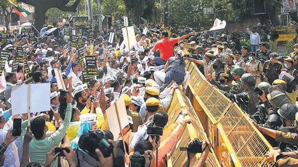 AAP Protest