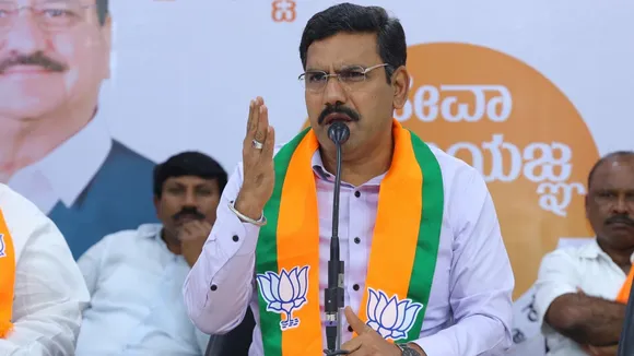 Karnataka BJP Chief B Y Vijayendra (File image)