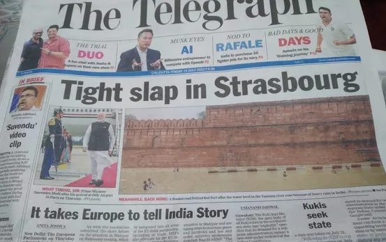 The Telegraph rejoices EU's interference in Manipur