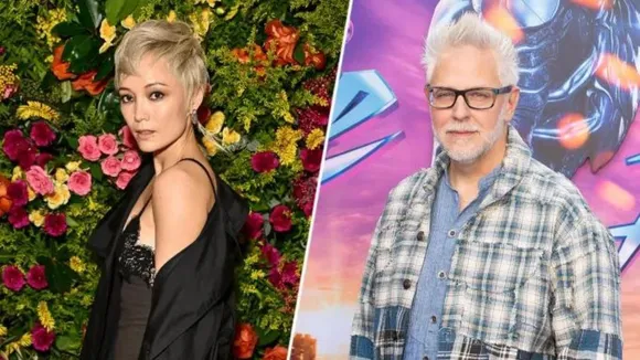 Pom Klementieff and James Gunn