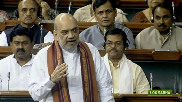 Amit Shah in Lok Sabha