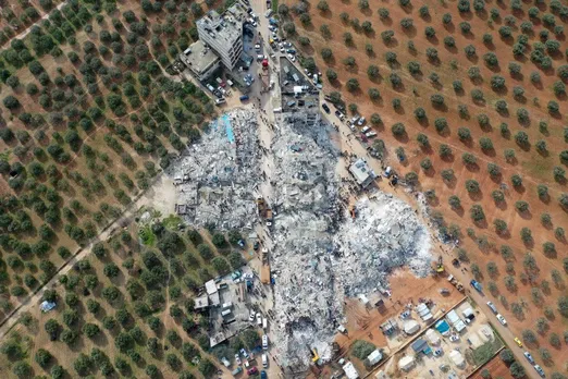 Turkey Earthquake Satellite
