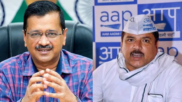 Arvind Kejriwal Sanjay Singh