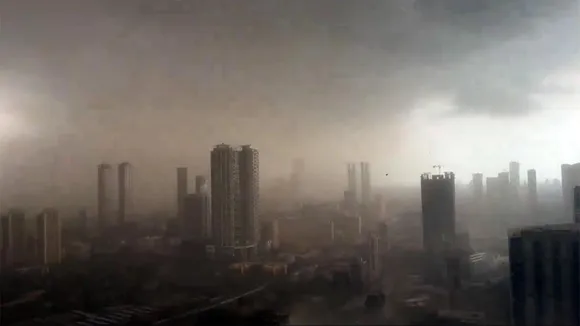 Mumbai Rains Mumbai Dust Storm