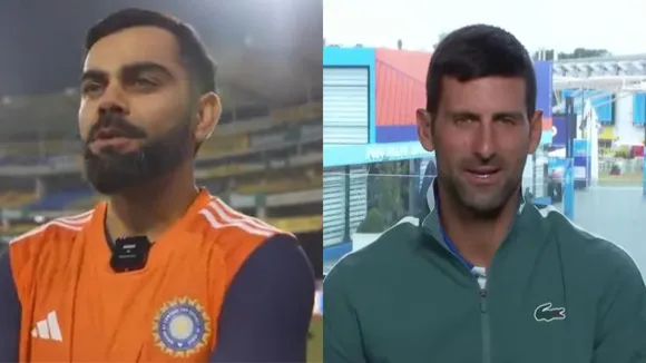 Virat Kohli and Novak Djokovic