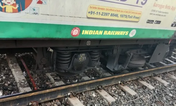 local train derails in Chennai