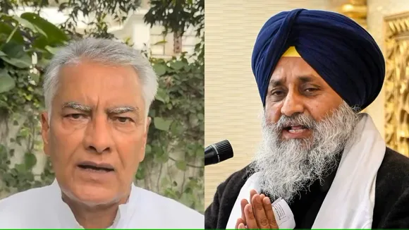 BJP Punjab Chief Sunil Jakhar and SAD President Sukhbir Singh Badal