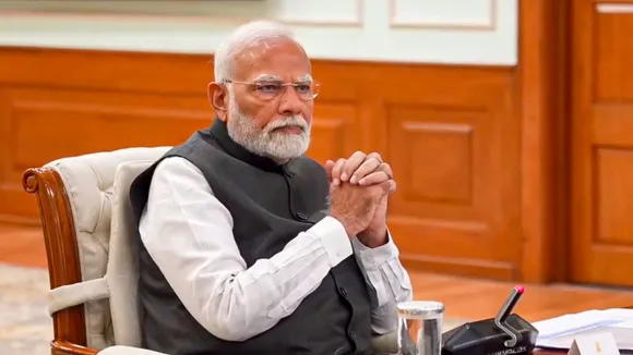 Prime Minister Narendra Modi chairs the first general board meeting of the newly formed Anusandhan National Research Foundation, in New Delhi, Tuesday, Sept 10, 2024.