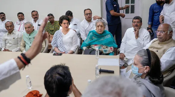 Congress meet on Rahul Gandhi's disqualification