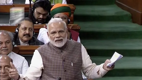 Narendra Modi Lok Sabha 2018