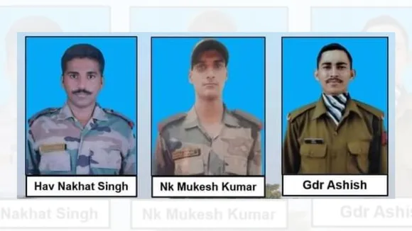 Three Army personnel died and several others were injured when their truck skidded off the road and fell into a deep gorge in Arunachal Pradesh on Wednesday.