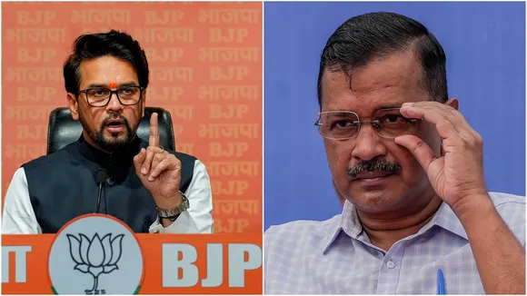 Anurag Thakur Arvind Kejriwal