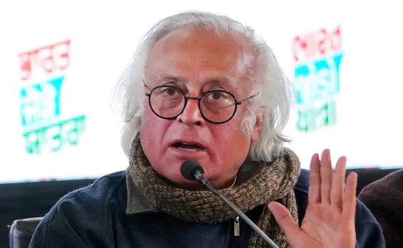 Jairam Ramesh addresses press Congress
