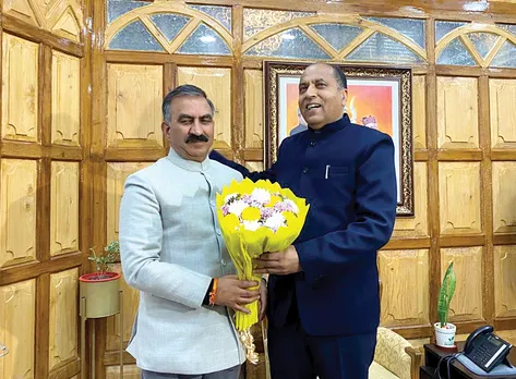Sukhvinder Singh Sukhu Jairam Thakur Himachal Pradesh