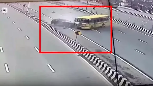 Delhi-Meerut expressway Bus Accident