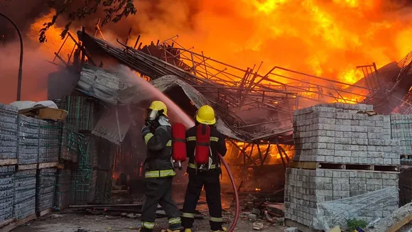 Maldives fire